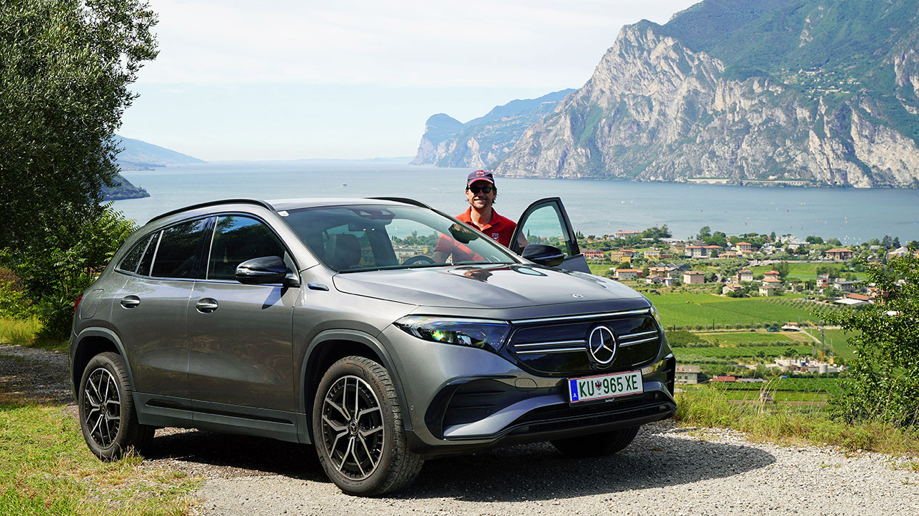 Electric Weekend Getaway, At Lake Garda with the Mercedes EQA 250